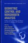 Geometric Control And Nonsmooth Analysis: In Honor Of The 73rd Birthday Of H Hermes And Of The 71st Birthday Of R T Rockafellar - Book
