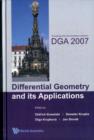 Differential Geometry And Its Applications - Proceedings Of The 10th International Conference On Dga2007 - Book