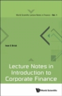 Lecture Notes In Introduction To Corporate Finance - Book