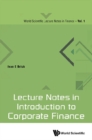 Lecture Notes In Introduction To Corporate Finance - eBook