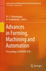 Advances in Forming, Machining and Automation : Proceedings of AIMTDR 2018 - Book