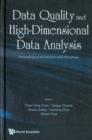 Data Quality And High-dimensional Data Analytics - Proceedings Of The Dasfaa 2008 - Book