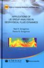 Applications Of Lie Group Analysis In Geophysical Fluid Dynamics - Book