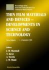 Thin Film Materials And Devices: Developments In Science And Technology: Proceedings Of The Tenth International School - eBook