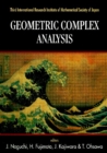 Geometric Complex Analysis - Proceedings Of The Third International Research Institute Of Mathematical Society Of Japan - eBook