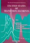 Excited States Of Transition Elements - Proceedings Of The 2nd International School - eBook