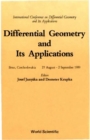 Differential Geometry And Its Applications - International Conference - eBook