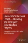 Geotechnical Lessons Learnt—Building and Transport Infrastructure Projects : Proceedings of the 2021 AGS Sydney Annual Symposium - Book