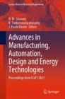 Advances in Manufacturing, Automation, Design and Energy Technologies : Proceedings from ICoFT 2021 - Book