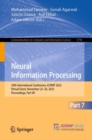 Neural Information Processing : 29th International Conference, ICONIP 2022, Virtual Event, November 22-26, 2022, Proceedings, Part VII - Book