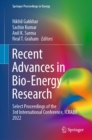 Recent Advances in Bio-Energy Research : Select Proceedings of the 3rd International Conference, ICRABR 2022 - eBook