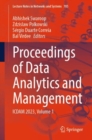 Proceedings of Data Analytics and Management : ICDAM 2023, Volume 1 - eBook