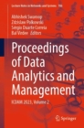 Proceedings of Data Analytics and Management : ICDAM 2023, Volume 2 - eBook