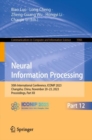 Neural Information Processing : 30th International Conference, ICONIP 2023, Changsha, China, November 20-23, 2023, Proceedings, Part XII - eBook