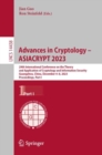 Advances in Cryptology - ASIACRYPT 2023 : 29th International Conference on the Theory and Application of Cryptology and Information Security, Guangzhou, China, December 4-8, 2023, Proceedings, Part I - eBook