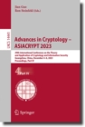 Advances in Cryptology - ASIACRYPT 2023 : 29th International Conference on the Theory and Application of Cryptology and Information Security, Guangzhou, China, December 4-8, 2023, Proceedings, Part IV - eBook