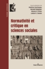 Normativite et critique en sciences sociales - eBook