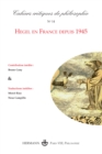 Cahiers critiques de philosophie n(deg)14 : Hegel en France depuis 1945 - eBook