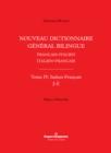 Nouveau dictionnaire general bilingue francais-italien/italien-francais, tome IV : italien-francais, lettres J-Z - eBook