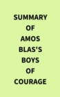 Summary of Amos Blas's Boys of Courage - eBook
