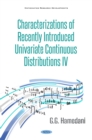 Characterizations of Recently Introduced Univariate Continuous Distributions IV - eBook