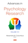 Advances in Psychology Research. Volume 151 - eBook