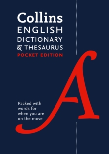 English Pocket Dictionary and Thesaurus : The Perfect Portable Dictionary and Thesaurus