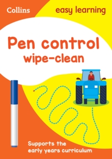 Pen Control Age 3-5 Wipe Clean Activity Book : Ideal for Home Learning
