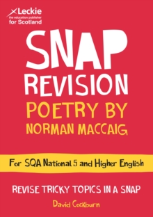 National 5/Higher English Revision: Poetry by Norman MacCaig : Revision Guide for the Sqa English Exams