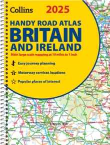 2025 Collins Handy Road Atlas Britain and Ireland : A5 Spiral