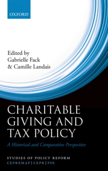 Charitable Giving and Tax Policy : A Historical and Comparative Perspective