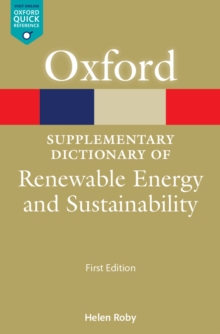 A Supplementary Dictionary of Renewable Energy and Sustainability