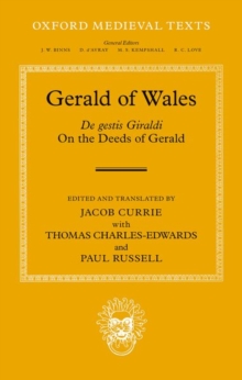 Gerald of Wales : On the Deeds of Gerald, De gestis Giraldi