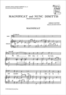 Magnificat and Nunc Dimittis from the Fourth Service