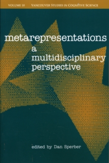 Metarepresentations : A Multidisciplinary Perspective
