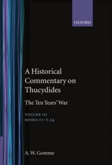 An Historical Commentary on Thucydides: Volume 3. Books IV-V(24)
