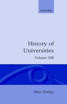 History of Universities: Volume XIII: 1994
