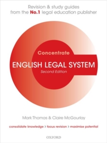 English Legal System Concentrate : Law Revision and Study Guide
