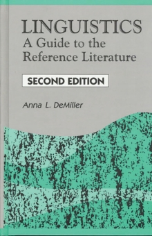 Linguistics : A Guide to the Reference Literature