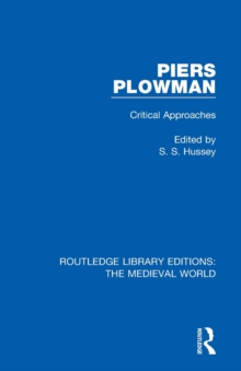 Piers Plowman : Critical Approaches