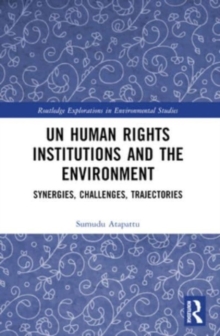 UN Human Rights Institutions and the Environment : Synergies, Challenges, Trajectories