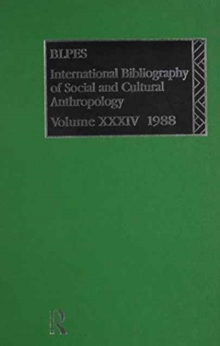 IBSS: Anthropology: 1988 Vol 34