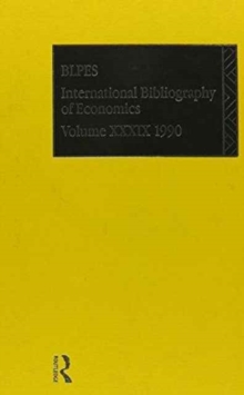 IBSS: Economics: 1990 Vol 39