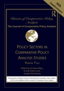 Policy Sectors in Comparative Policy Analysis Studies : Volume Four
