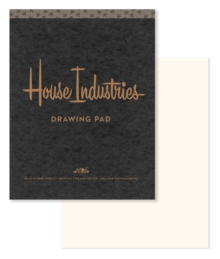 House Industries Drawing Pad : 40 Acid-Free Sheets, Drawing Tips, Extra-Thick Backing Board