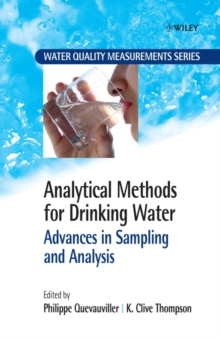 Analytical Methods for Drinking Water : Advances in Sampling and Analysis