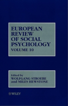 European Review of Social Psychology, Volume 10