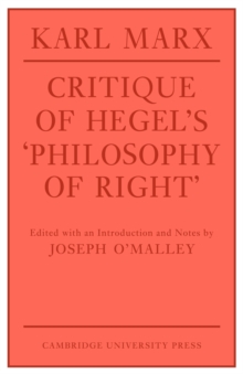 Critique of Hegel's 'Philosophy Of Right'