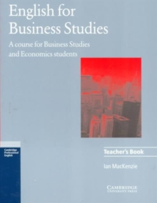English for Business Studies Teacher's book : A Course for Business Studies and Economics Students