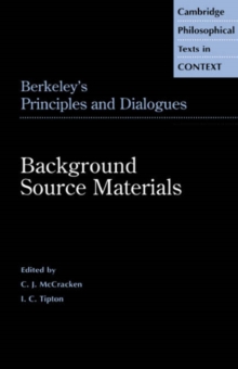 Berkeley's Principles and Dialogues : Background Source Materials